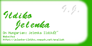 ildiko jelenka business card